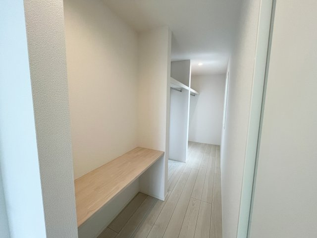 所沢市上新井　新築戸建ての収納|2階のファミリークローゼットです♪