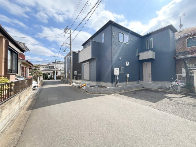 所沢市上新井　新築戸建ての前面道路含む現地写真|前面道路含む現地写真です♪
