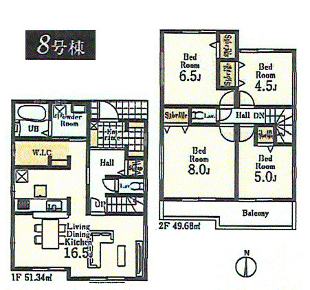 あきる野市伊奈　新築戸建全15棟の区画図