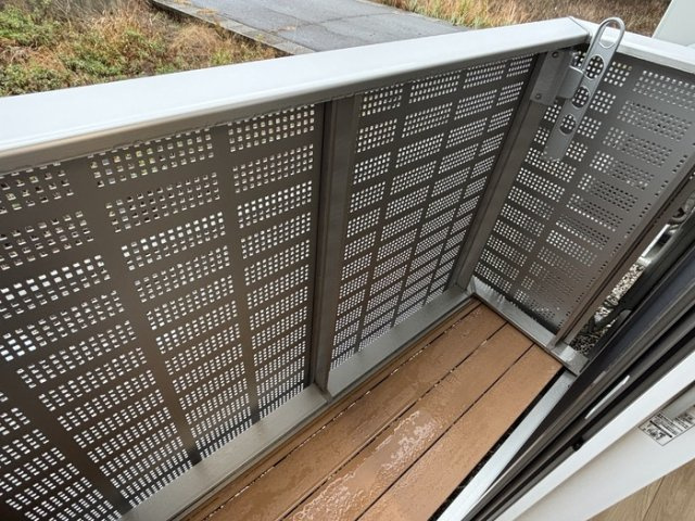 クレシア山総Ⅱのバルコニー