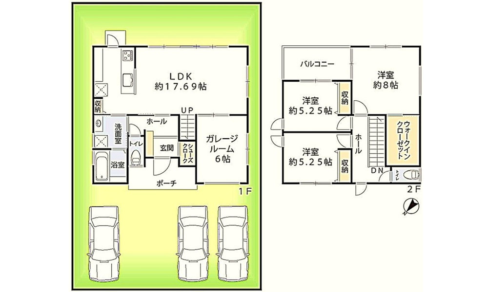 安佐南区山本新町４丁目の間取り