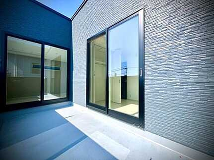 安佐南区山本新町４丁目のバルコニー
