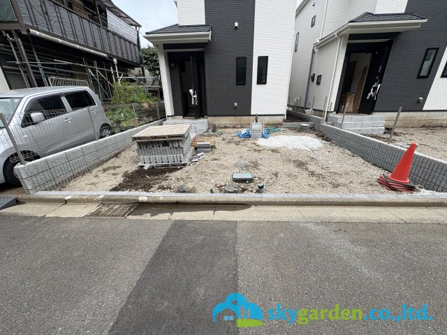 藤沢市大庭5221番　新築戸建　全3棟 A号棟の駐車場|2026年7月13日撮影