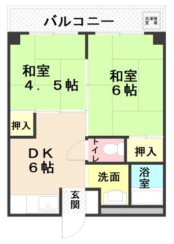 【間取り】 | 第二南マンション