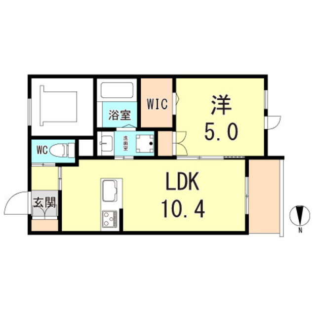 HEBEL GARDEN 松山町の間取り