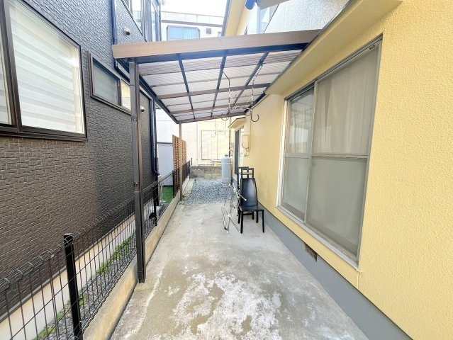 萬城貸家のバルコニー