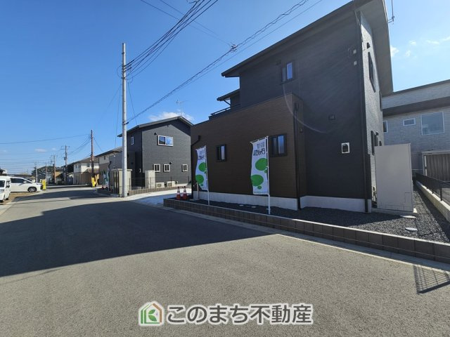 那須塩原市下永田　B棟の前面道路含む現地写真|前面道路含む現地写真