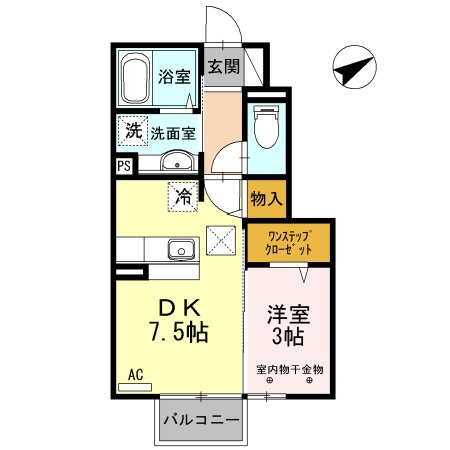 Ｄ－ｒｏｏｍ椿の間取り
