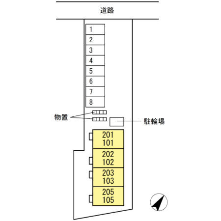 プティ・アンジュの区画図