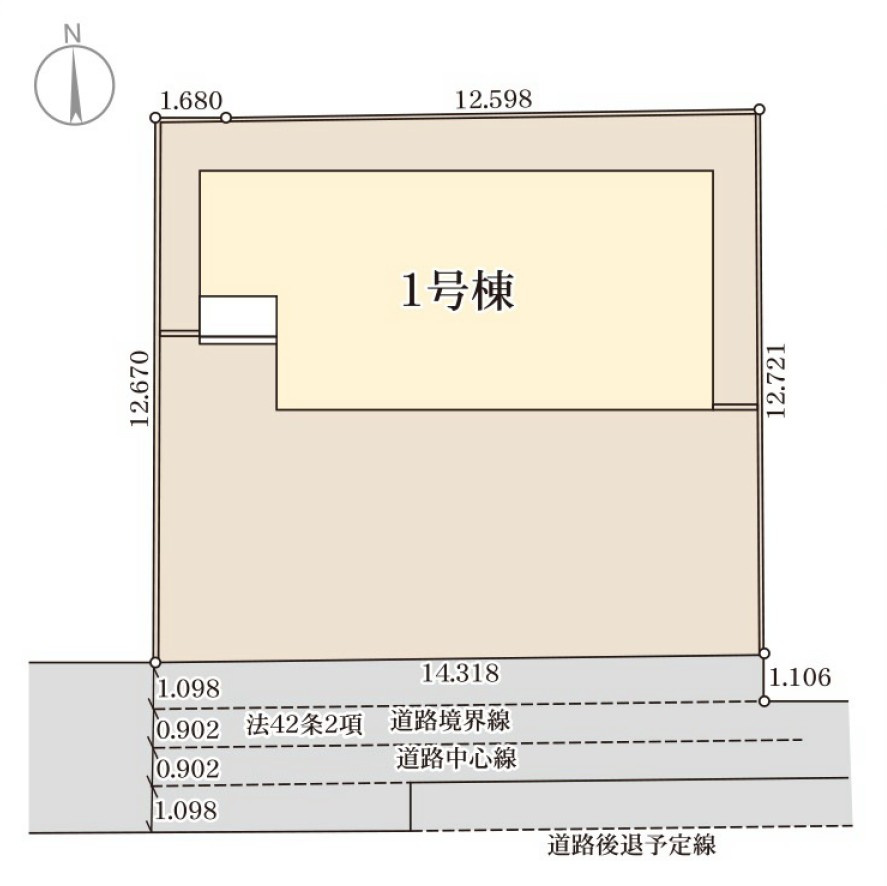 【新築戸建】第1本庄栄の区画図|■区画図