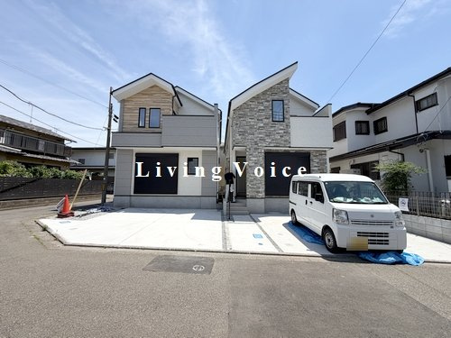 【外観】 | 【仲介手数料０円】相模原市南区東林間17期　新築一戸建て　全2棟 | 全体【仲介手数料０円】相模原市南区東林間17期　新築一戸建て　全2棟
