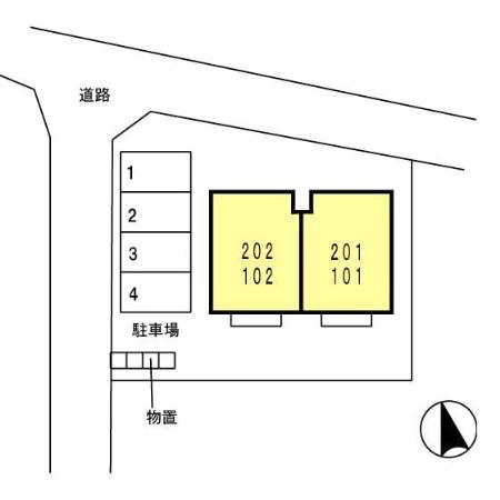 メゾン・ド・ソレイユの区画図