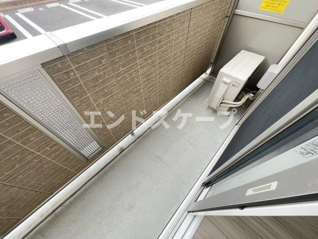 カーサココルンＡのバルコニー|高崎、前橋エリアのお部屋探しはエンドスケープまで！お客様の理想お聞かせ下さい♪