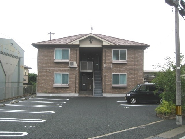熊本市西区池田２丁目のアパートの外観
