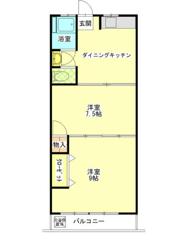 【弊社専任】新所沢マンションの間取り