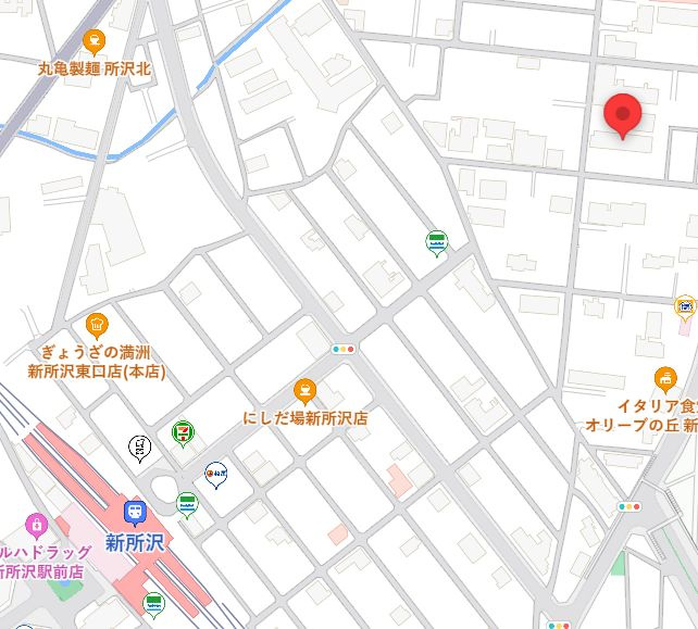 【弊社専任】新所沢マンションの地図
