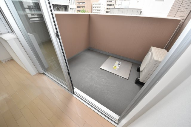 ベルファース大阪新町のバルコニー
