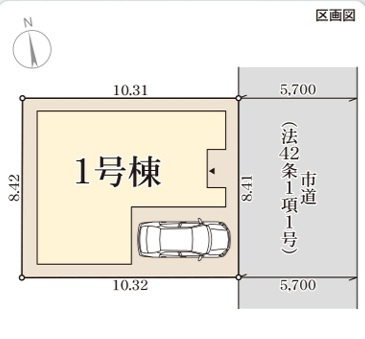 【区画図】 | リーブルガーデン松原市丹南４丁目２期 | 区画図