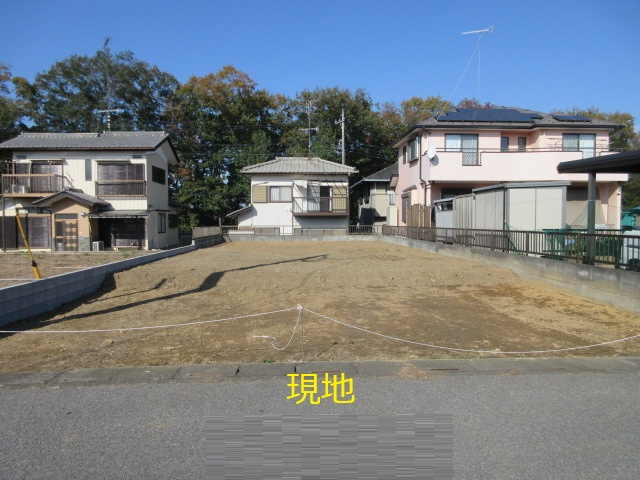 新築戸建　熊谷市江南中央1-17-10（全1棟）の前面道路含む現地写真