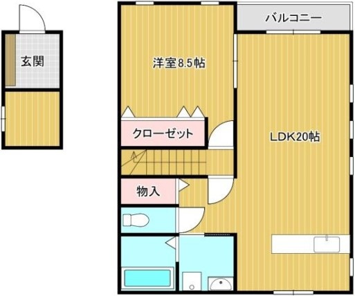【間取り】 | ウォークヘア