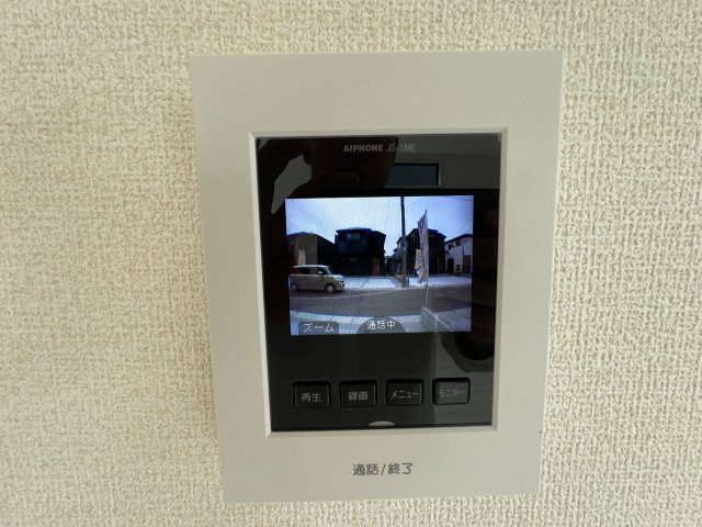 あきる野市伊奈　新築戸建全15棟のセキュリティ|モニター付きインターホンあり。急な来客でも室内から顔が確認できると安心ですよね☆