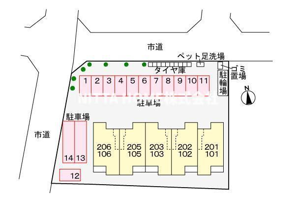 ウィズ・ユーＤの区画図