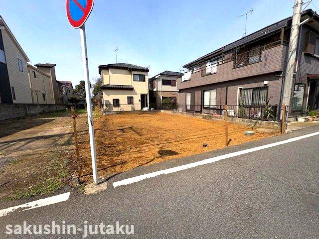 泉町３丁目　売地の外観|泉町３丁目　売地　建築条件なし　約３４坪の整形地　北東側６ｍ公道面　