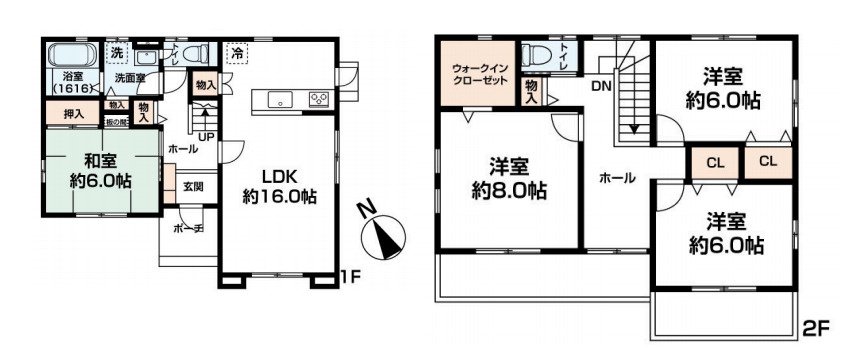 鴻巣市屈巣　中古戸建の間取り|鴻巣市屈巣　中古戸建・3LDK・土地面積359.49m2・建物面積108.75m2