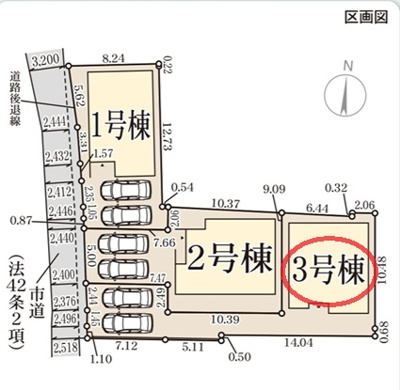 【区画図】 | リーブルガーデン天理市柳本町７期 | 区画図