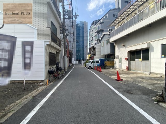 大阪市東成区大今里西1丁目の前面道路含む現地写真