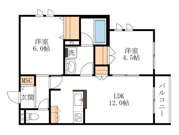 Ｙ’ｓ　Ｆ　Ｒｅｓｉｄｅｎｃｅ　Ⅱの間取り
