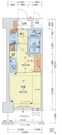 【間取り】 | セオリー神戸アクアグルーブ
