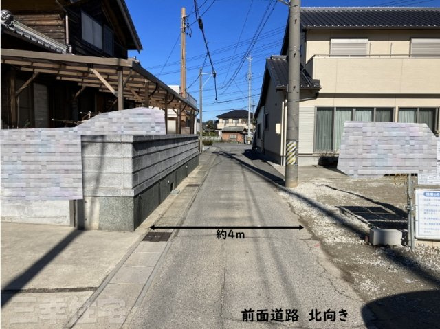 碧南市神有町の前面道路含む現地写真|前面道路