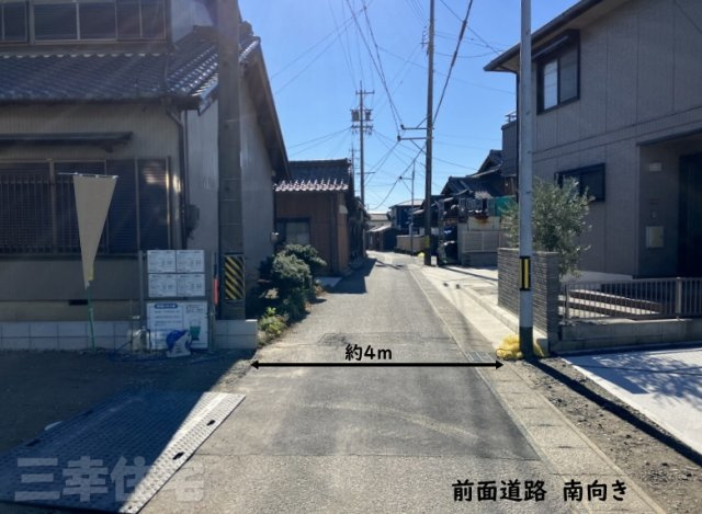 碧南市神有町の前面道路含む現地写真|前面道路