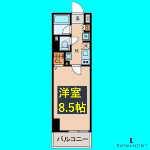 ベレーサ名駅ウエストの間取り