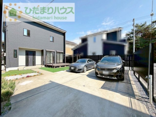 【駐車場】 | つくばみらい市陽光台2丁目　中古戸建 | 駐車場並列2台分完備！拡張も可能です(^_^)/