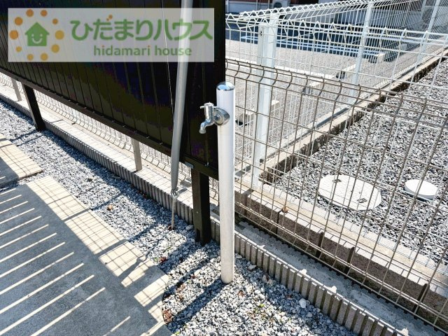 【設備】 | つくばみらい市陽光台2丁目　中古戸建 | 立水栓付きで、洗車や植物の水やりにも便利です！