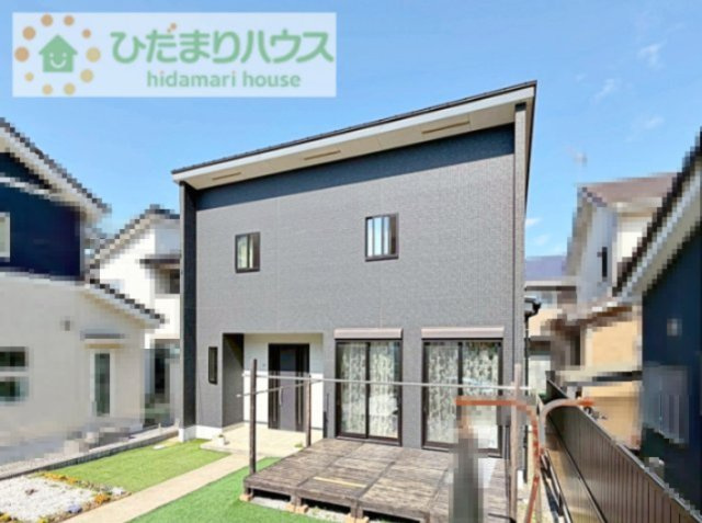 【外観】 | つくばみらい市陽光台2丁目　中古戸建 | 天気のいい日にはウッドデッキで日向ぼっこも良いですね♪