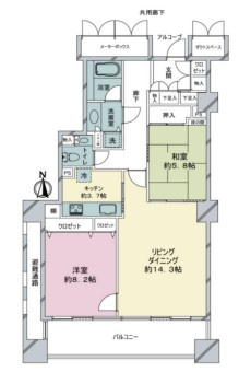 OAPレジデンスタワー 東館の間取り
