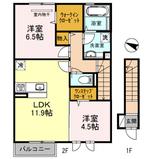 【間取り】 | Ｄ－ｒｏｏｍ久米田