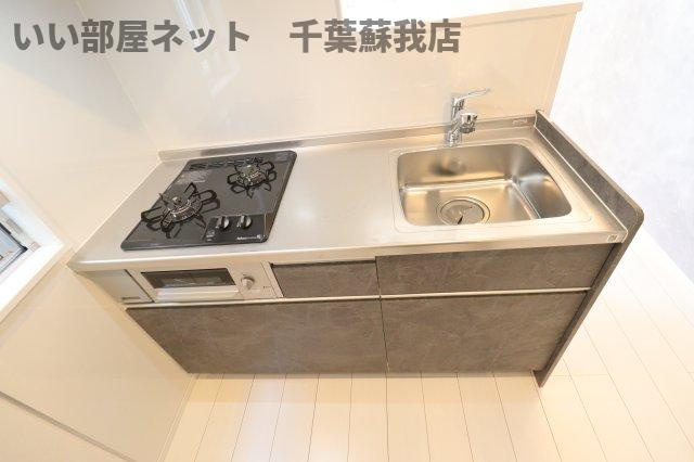 Lyk神明町のキッチン|コンパクトなキッチンで掃除もラクラク