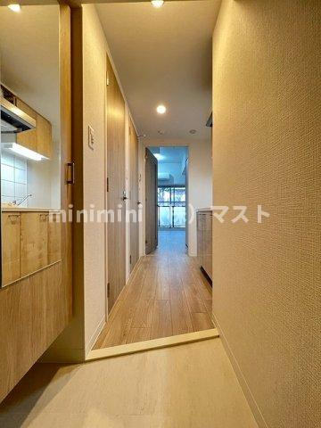 エスリード難波ザ・プレミアの玄関