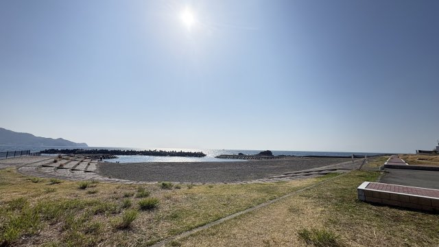 売土地　伊豆市小土肥の周辺|小土肥海水浴場まで徒歩１５秒