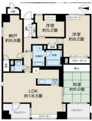 イトーピア長堀橋シエル・クレールの間取り