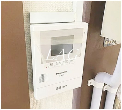【セキュリティ】 | 柳屋ビル | モニター付きインターホンです。