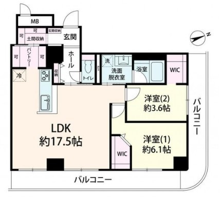 キングマンション天神橋I