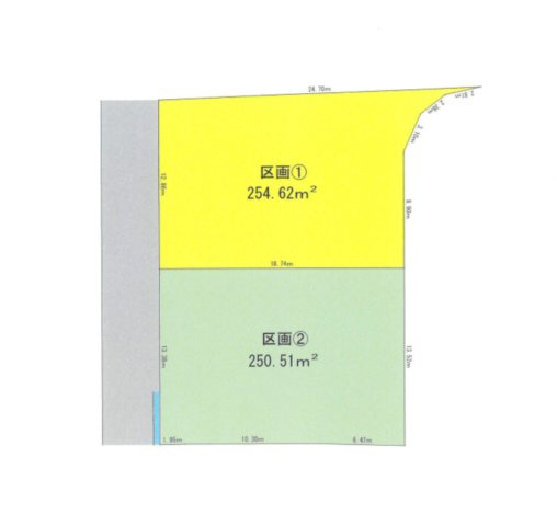高崎市京目町　売地1号地【弊社売主】の土地図