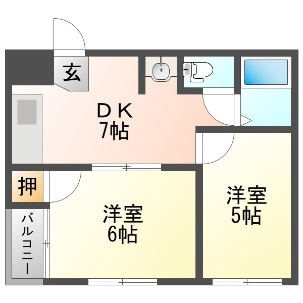 レジデンス三津屋の間取り