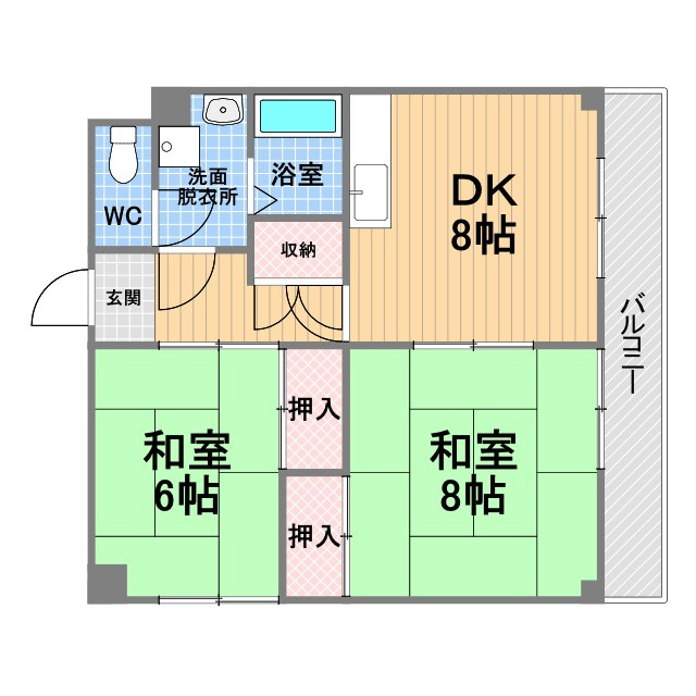エトワール甲子園の間取り