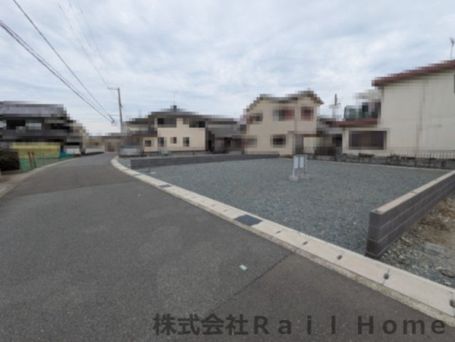 姫路市網干区浜田　売土地の前面道路含む現地写真